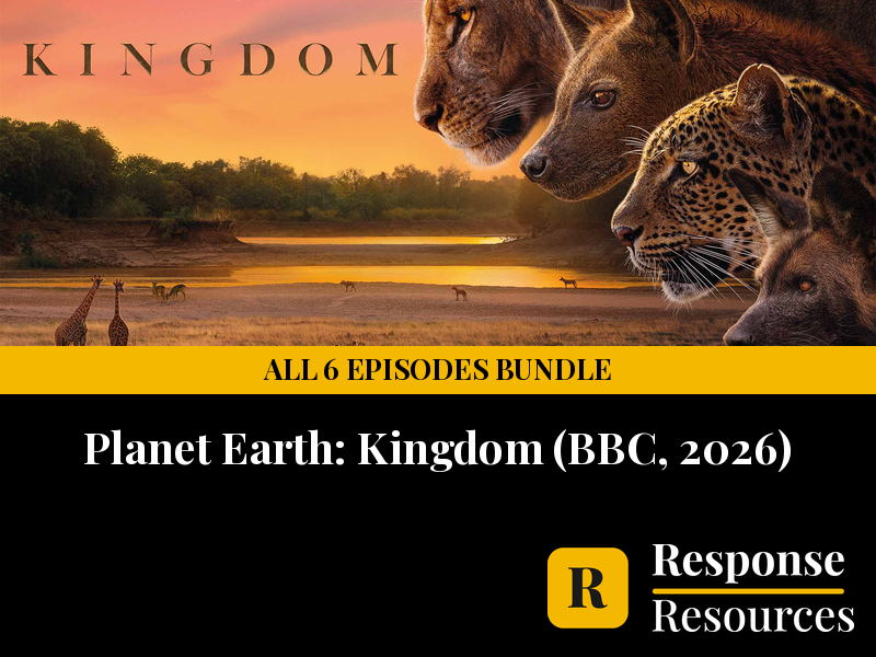Planet Earth Kingdom All 6 Episodes Bundle Attenborough Worksheet + Google Forms