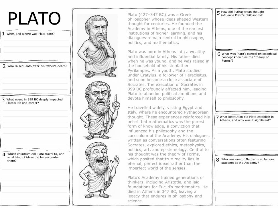 Maths through the Ages - Plato