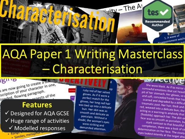 Creative Writing Masterclass - Characterisation