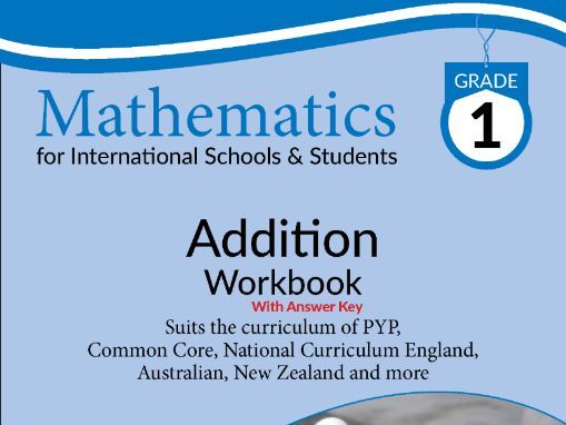 BeeOne Grade 1 Math Addition Worksheets Workbook PYP IB