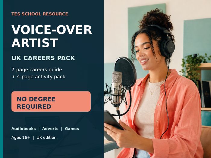 Voice-over Artist UK Careers Pack