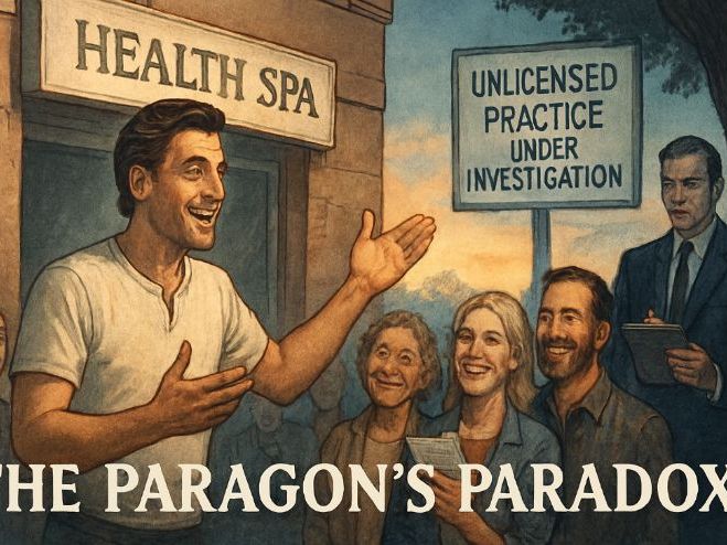 VOCABULARY LESSON     THE SPA FOUNDER GOT IN TROUBLE