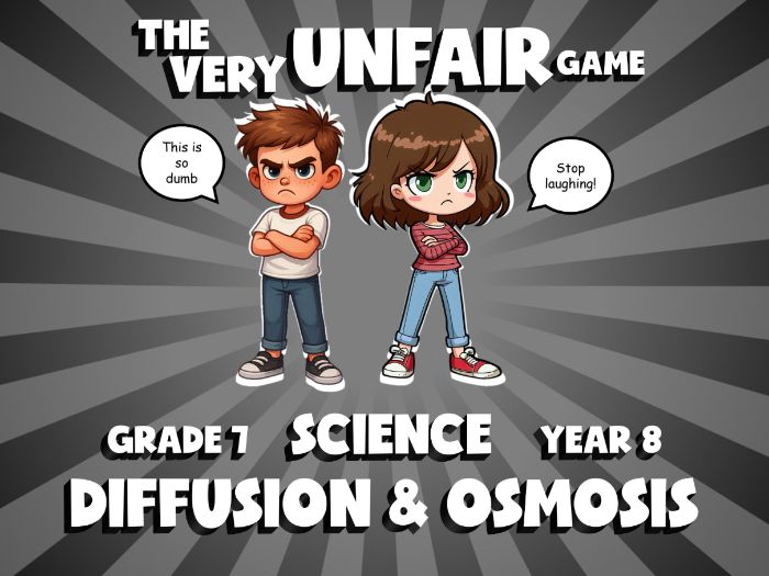 Diffusion & Osmosis VERY UNFAIR GAME | No-Prep Year 8 Science Review Activity