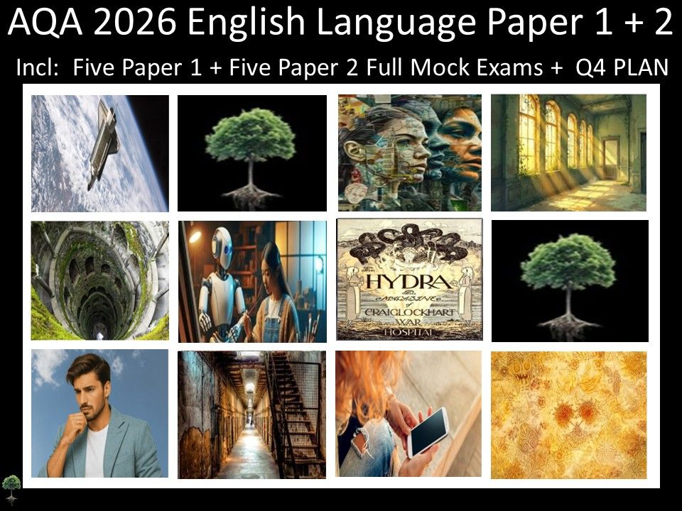 Ten AQA 2026 English Language Paper 1 + 2 Mocks | Q4 Plan