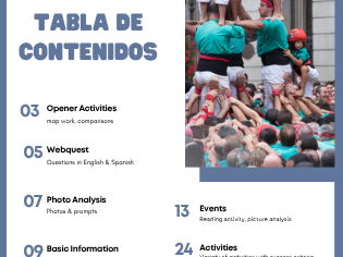 Merce Festival Catalonia Module Booklet