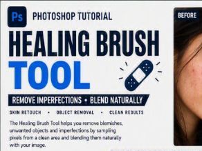 GCSE Healing Brush Photoshop Tutorial