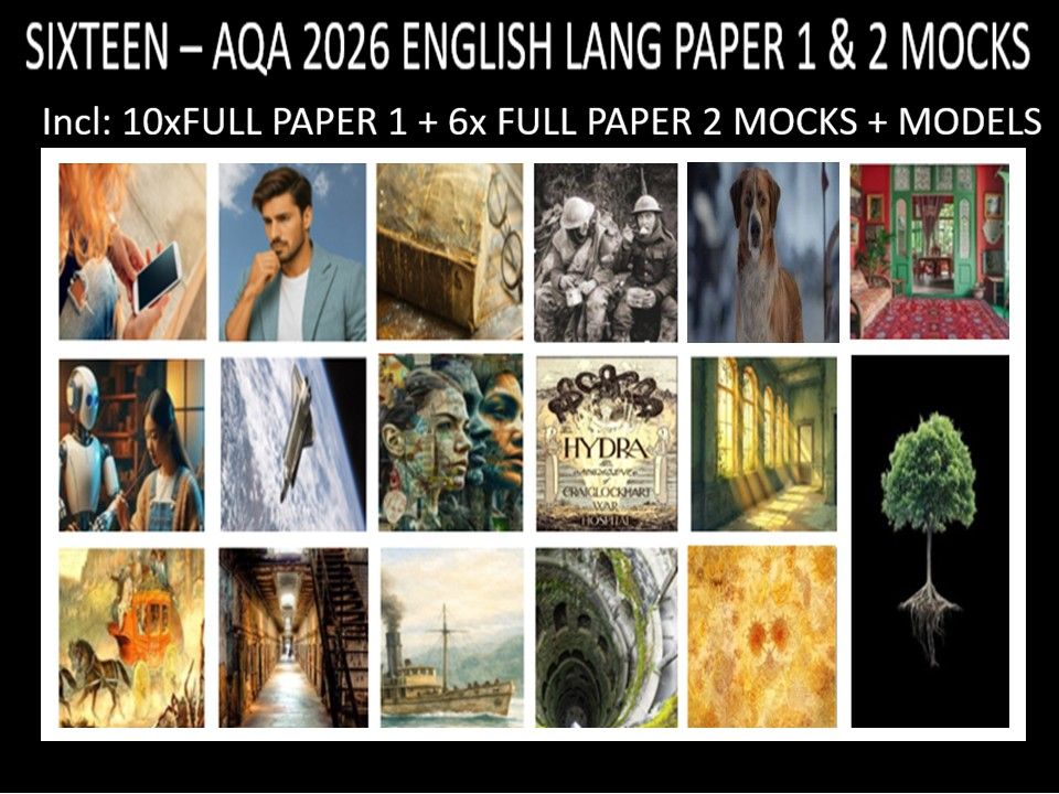 SIXTEEN - AQA PAPER 1 & 2 | 2026 FULL MOCKS | MODELS