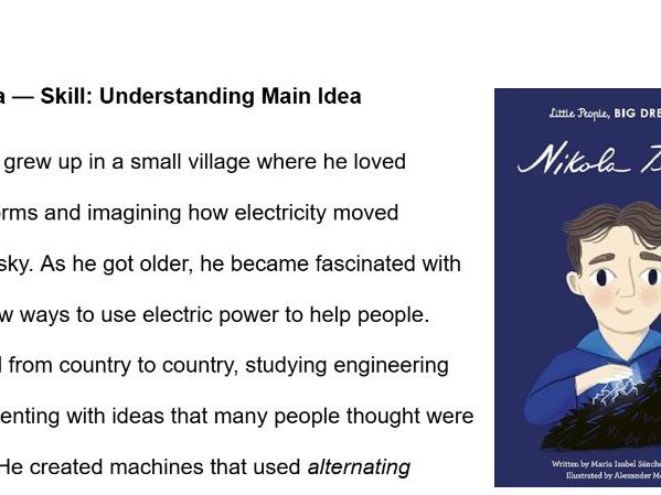 Little People Big Dreams Reading Comprehension_Pack C