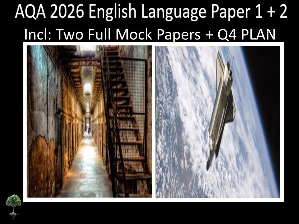 Two AQA 2026 English Language Paper 1 + 2 Mocks | Q4 Plan