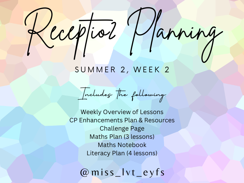 EYFS Reception Planning, Summer 2, Week 2