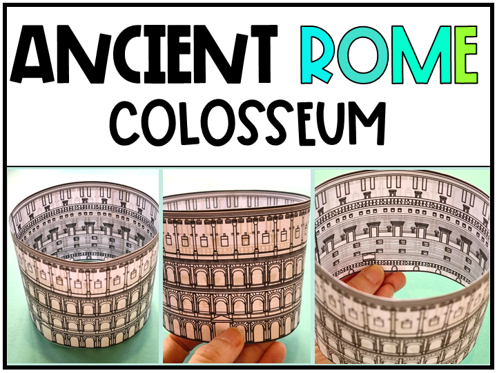 Ancient Rome Colosseum Craft, Hands-on Roman History 3D Model