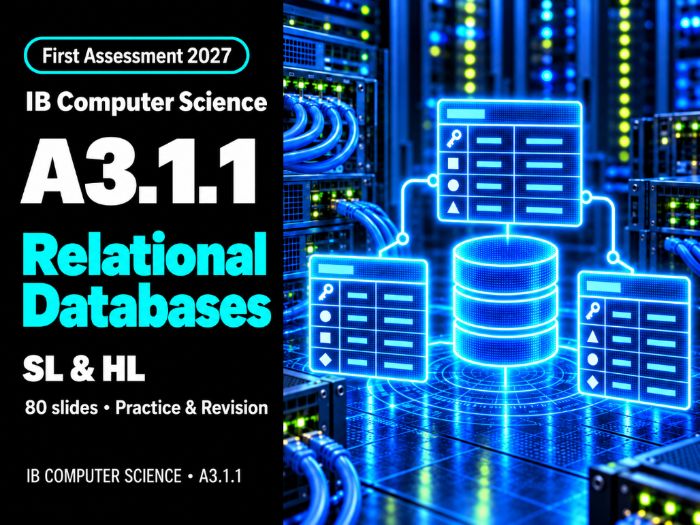 IB Computer Science A3.1.1: Relational Databases