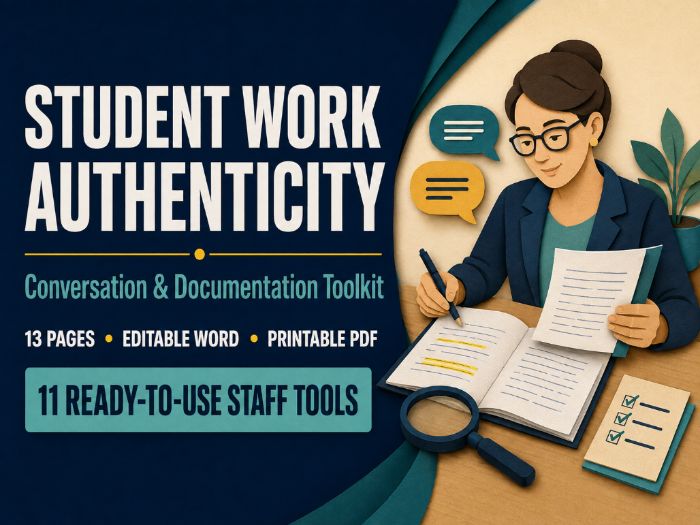 Student Work Authenticity Staff Toolkit