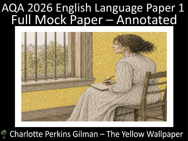 ONE - AQA PAPER 1 | 2026 FULL MOCK | ANNOTATED (Gil-i)