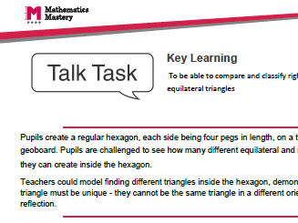 Classify quadrilaterals and triangles