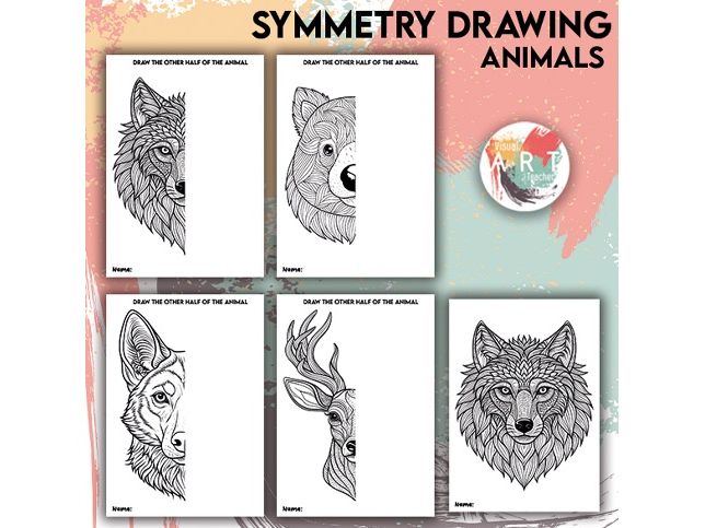 Animals- Draw the other half