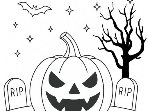 Halloween colouring sheets