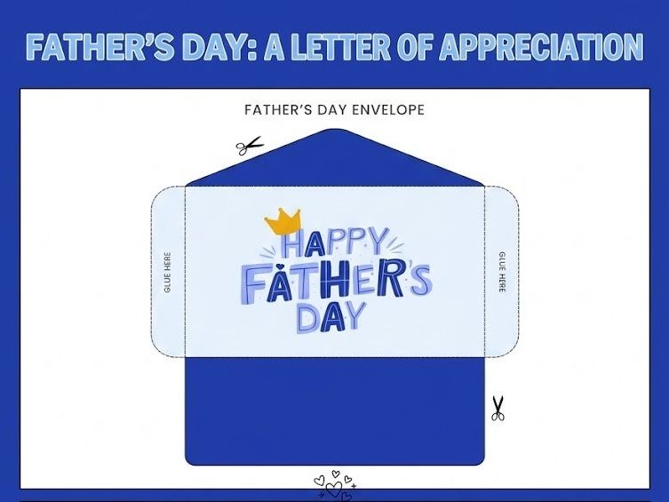 Father's Day Activity-  Letter of Appreciation: Father’s Day Keepsake