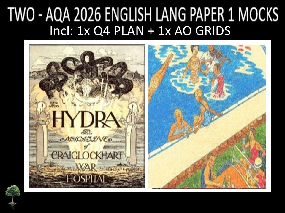 TWO - AQA PAPER 1 | 2026 FULL MOCKS | Q4 PLAN | AO GRIDS