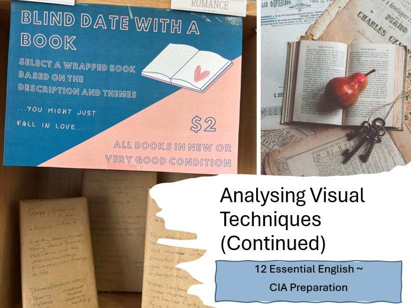 12 Essential English – CIA Exam Prep (QLD) – Analysing Visual Texts part 2