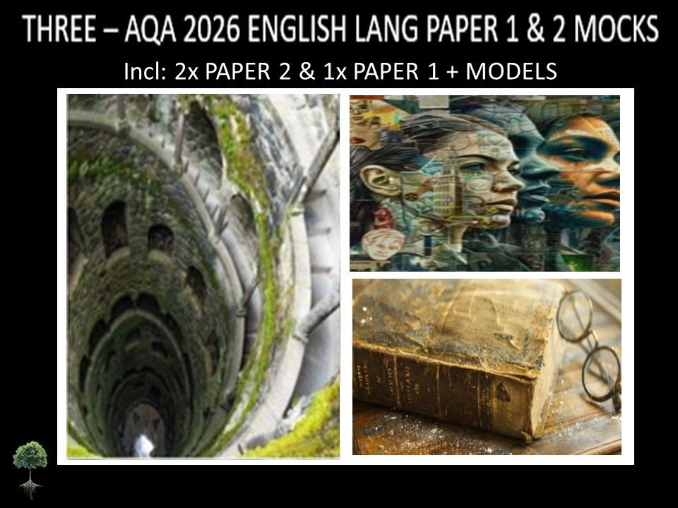 THREE - AQA PAPER 1 & 2 | 2026 FULL MOCKS | MODELS