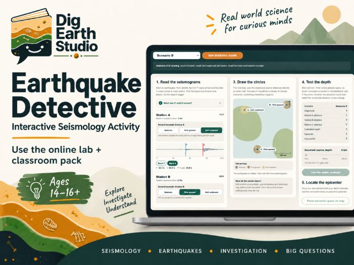 Earthquake Detective: Online Activity