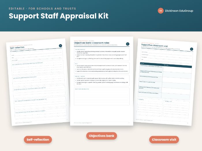 Support Staff Appraisal Kit: Editable