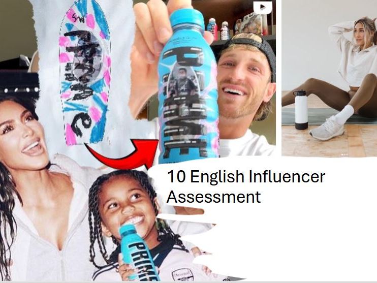 10 English – Social Media and Influencers Unit – Assessment Details