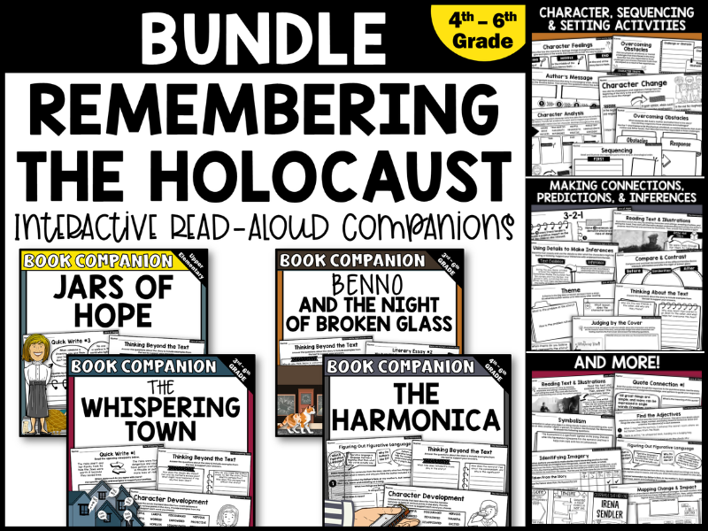 Remembering the Holocaust Interactive Read-Aloud Book Companion BUNDLE