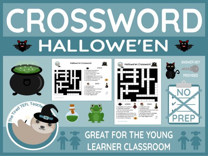 ESL Hallowe'en Crossword