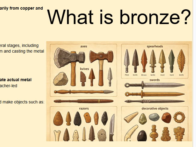 Week 3  Why was bronze important? - KS2