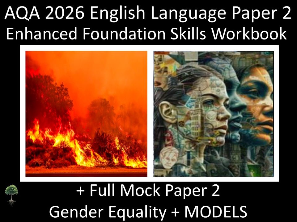 AQA 2026 English Language Paper 2 : Foundation Skills Workbook + MODELS