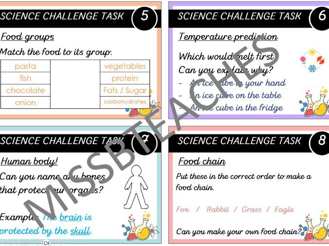 Y3 Brain Booster Cards