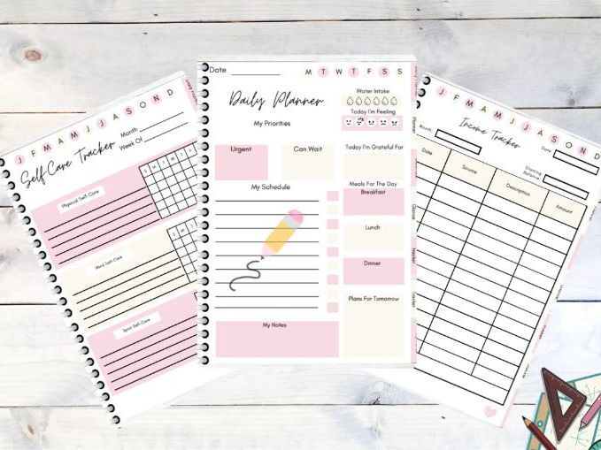 Minimalist Digital Planner : Daily, Weekly & Monthly