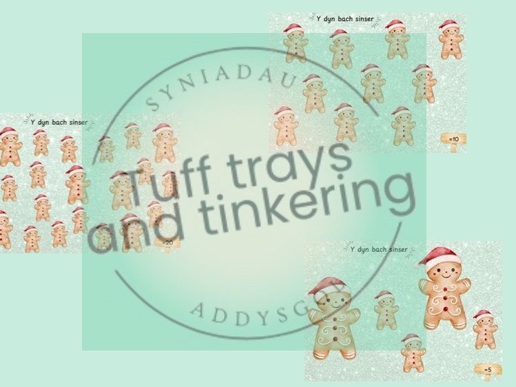 dyn bach sinser subitising cymraeg mathemateg nadolig christmas foundation phase ks1 ps1 ps2