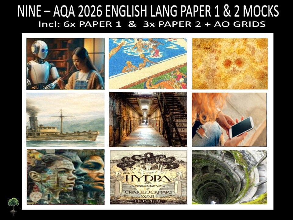 NINE - AQA PAPER 1 & 2 | 2026 FULL MOCKS | AO GRIDS