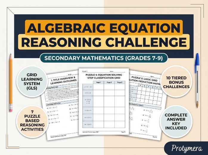 Algebraic Equation Reasoning Challenge: Math Puzzle Game | Math Practice