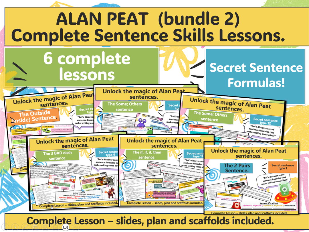 ALAN PEAT SENTENCES BUNDLE KS2 BUNDLE 2