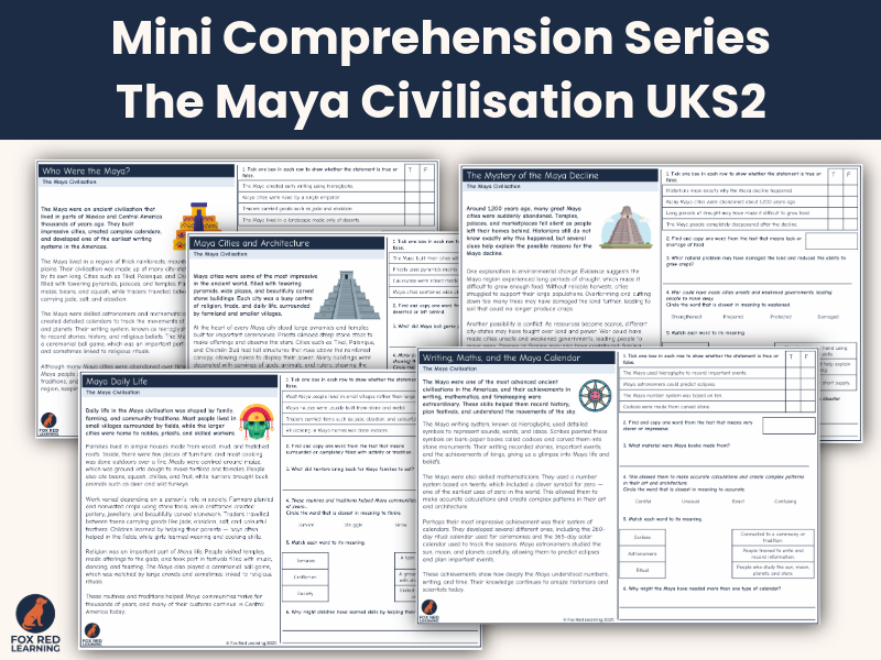 Mini Comprehension Series: The Maya Civilisation Y5 Y6