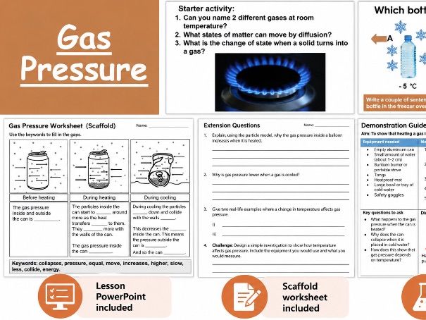 KS3 Gas Pressure lesson