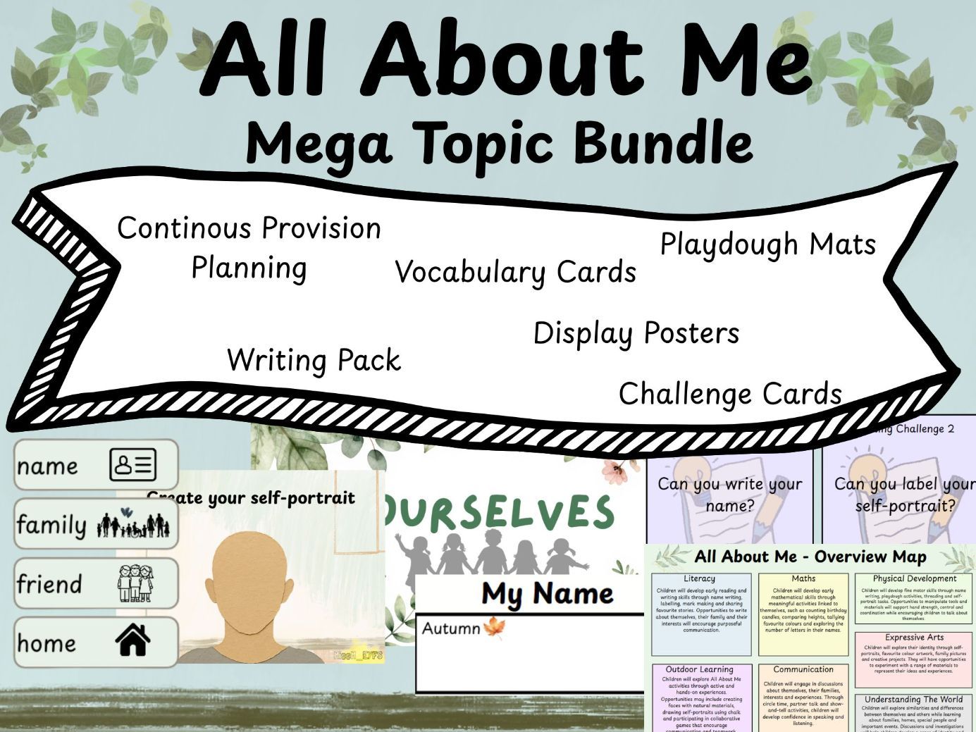All About Me & Ourselves Bundle | EYFS Reception Transition Activities