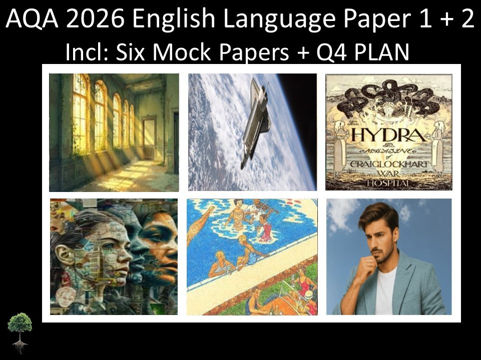 Six AQA 2026 English Language Paper 1 + 2 Mocks | Q4 Plan