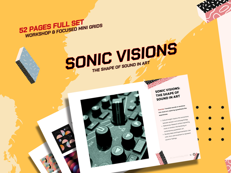 Sound Synesthesia Art Workshop | KS3 KS4 GCSE | Middle & High School | Sonic Visions