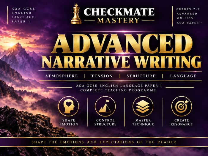 CHECKMATE MASTERY: ADVANCED NARRATIVE WRITING: GRADES 7–9