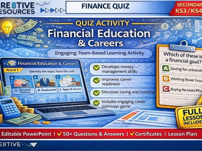 Financial Education & Careers Quiz
