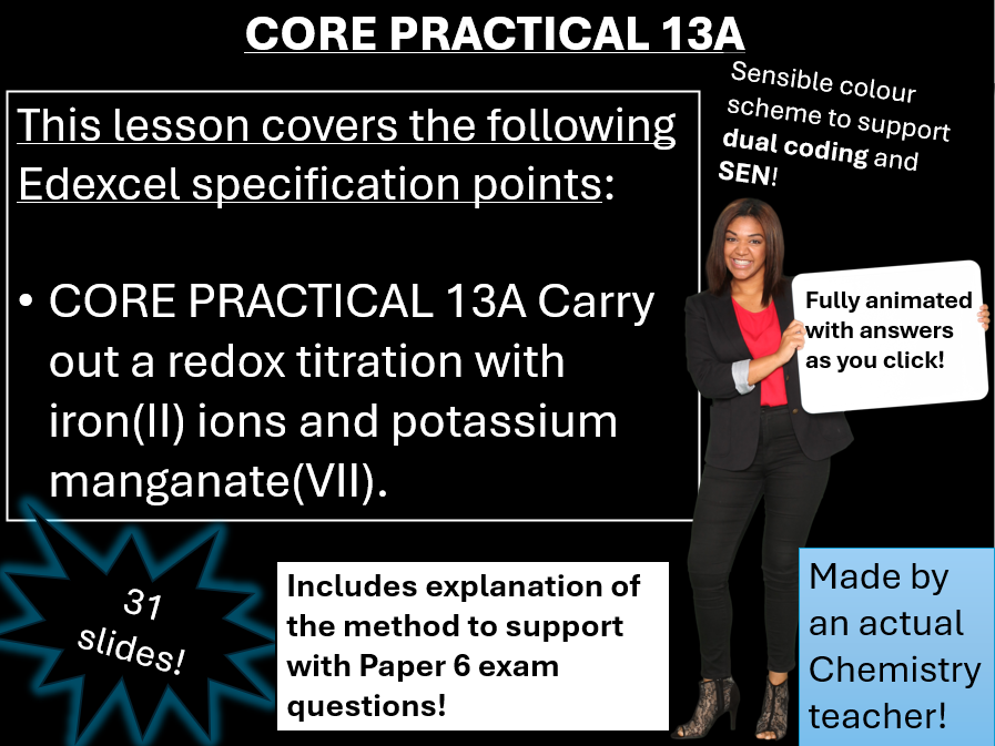 Core Practical 13A | Edexcel International A2 Chemistry (click for video preview)