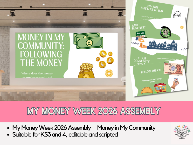 My Money Week 2026 Assembly – Money in My Community | Secondary Assembly