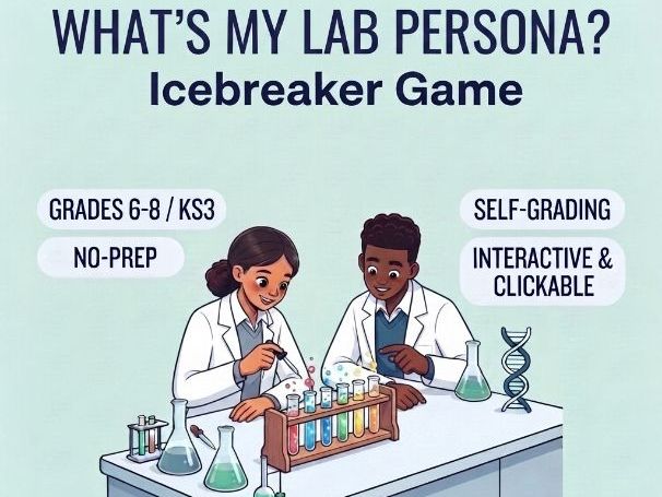 Science Icebreaker Game | What's My Lab Persona?