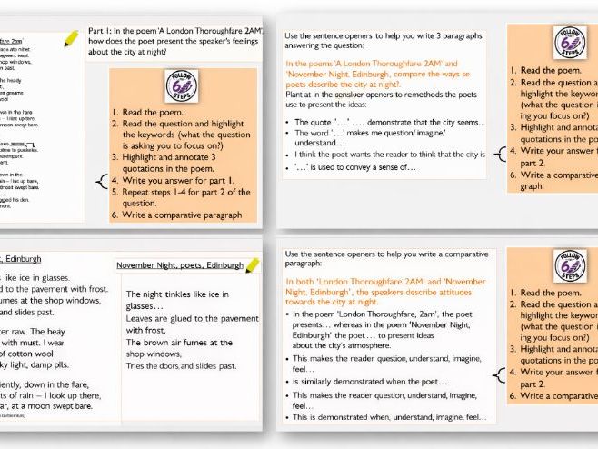 AQA Literature Paper 2- Unseen Poetry Mini Mocks