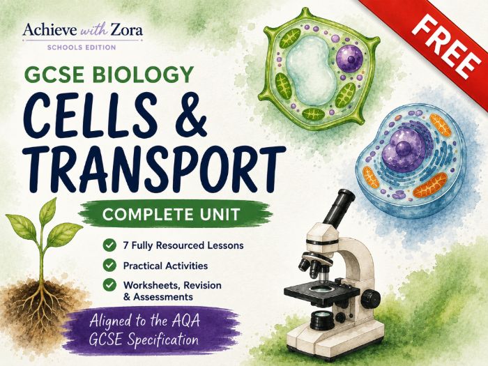 Cell Biology – Complete Unit 1 for AQA GCSE Biology (FREE)